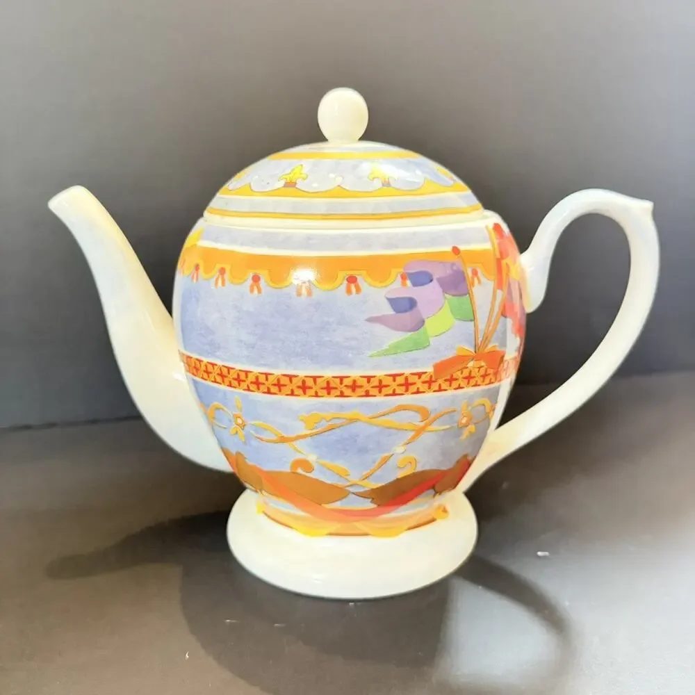 Williams-Sonoma MONTGOLFIERE Teapot - 4 Cup Hot Air Balloons - FREE U.S.SHIPPING